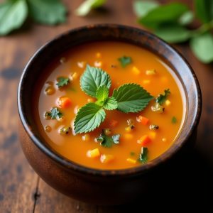 Traditional Indian Herbal Soup: A Healing Brew from the Heart of India